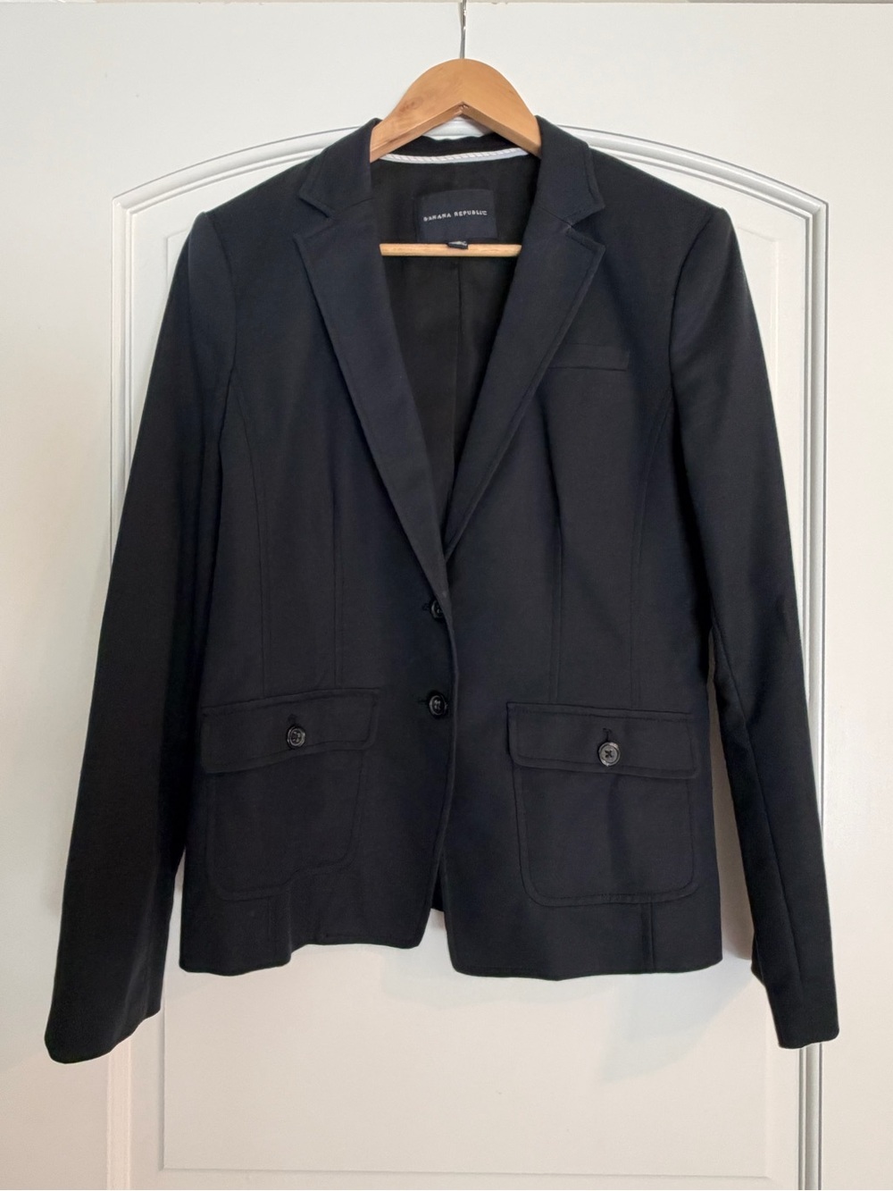 Banana Republic Black Women's Tailored Blazer Jacket Size 12
